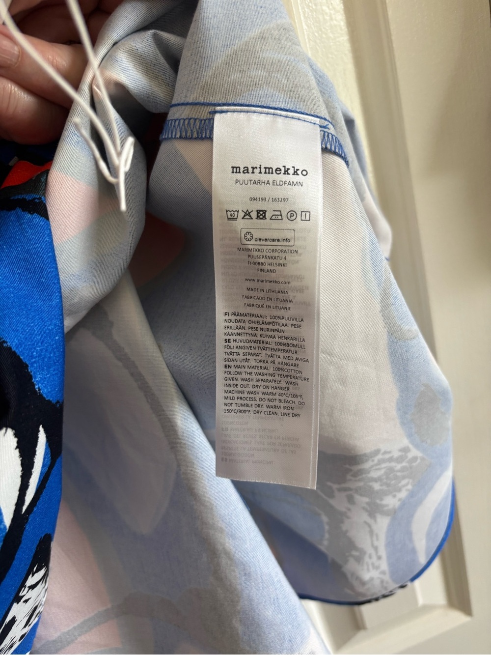 Marimekko Puutarha Eldfamn Cotton Skirt Size 46 New - Picture 6 of 8